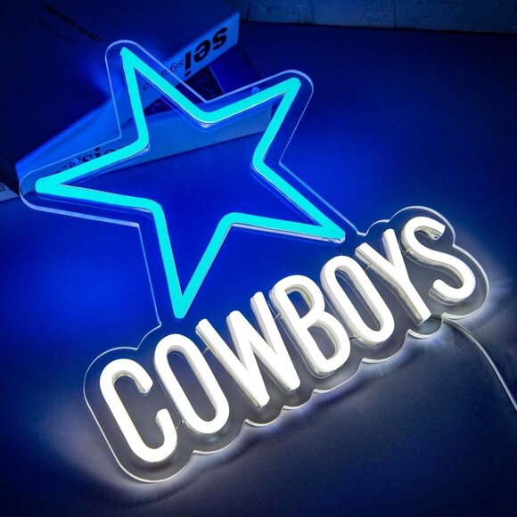 DALLAS COWBOY STAR NEON LED SIGN - Picture 4 of 5